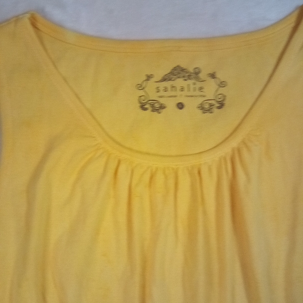 Sahalie Vibrant Yellow and Orange Tank Top - Picture 2 of 3